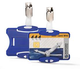 Durable 8118 06 Etui do 1 karty magnetycznej identyfikacyjnej, z klipem 25 szt