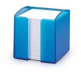 TREND Durable 1701682540 Pojemnik 90x90mm z 800 karteczkami nieb-przezroczysty