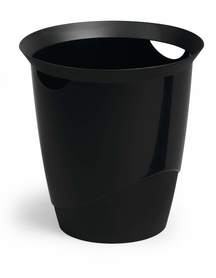 TREND Durable 1701710060 Plastikowy kosz na śmieci 16 litrowy czarny