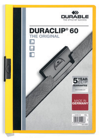 Durable 2209 01 Skoroszyt zaciskowy DURACLIP 60 czarny