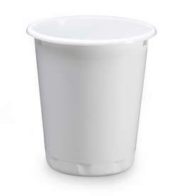 Durable 1701572010 Kosz na śmieci plastikowy BASIC kolor biały