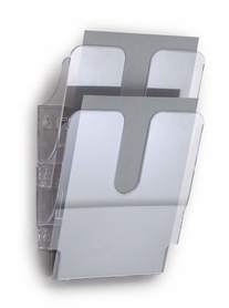 Durable 1709008400 Zestaw pojemników na katalogi FLEXIPLUS 2 A4 przezroczysty