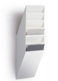 Durable 1709760010 Zestaw pojemników na katalogi FLEXIBOXX 6 A4 biały