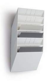 Durable 1709785010 Zestaw pojemników na katalogi FLEXIBOXX 6 A4 poziomy biały
