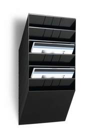 Durable 1709785060 Zestaw pojemników na katalogi FLEXIBOXX 6 A4 poziomy czarny
