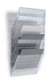 Durable 1709785400 Zestaw pojemników na katalogi FLEXIBOXX 6 A4 poziomy przezr.