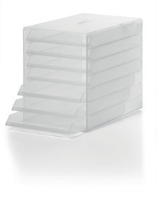 Pojemnik z 7 szufladkami IDEALBOX przezroczysty Durable 1712000400