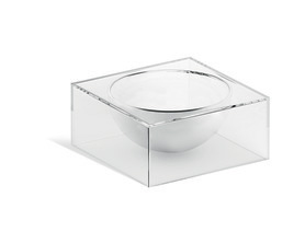 Durable 7723 19 VISIFIX CUBO Pojemnik na spinacze przezroczysty