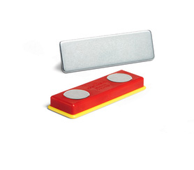 Durable 8917 00 plastikowy identyfikator magnetyczny, uchwyt samoprzylepny 10 szt.