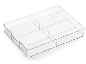 Durable 3384 19 Coffee Point Caddy tacka z akrylu na sztućce, organizer do kawy