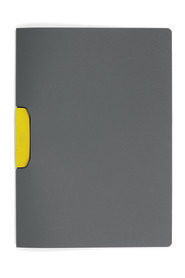 Durable 2304 04 Skoroszyt grafitowy z klipsem Duraswing klips żółty op. 5 szt.