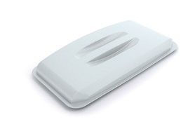 Pokrywa DURABIN LID 60 1800497010 do pojemnika 60 l, prostokątna biała