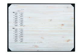 Durable 7312 15 podkład na biurko 590x420mm z kalendarzem Motyw drewna 1 szt