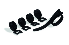 CAVOLINE GRIP TIE opaska rzep do spinania kabli 200 mm x 10 mm op. 5 szt. czarny