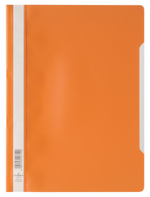 Durable 2523 09 Skoroszyt A4 z przezroczystą okładką popularny pomarańcz 100 szt.