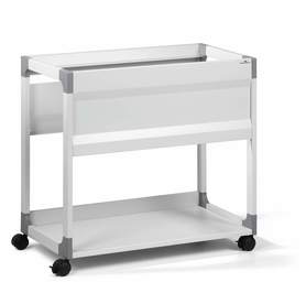 Durable 3784 10 Wózek na teczki zawieszkowe SYSTEM FILE TROLLEY 90 MULTI szary