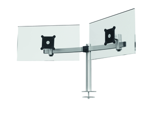 Durable 5086 23 Uchwyt z ramieniem do 2 monitorów z mocowaniem w otworze blatu