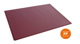 Durable 722203 Podkład na biurko 530x400 mm z przezroczystą nakładką PP czerwony