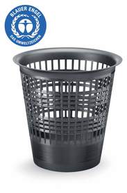 Durable 1701573058 Plastikowy kosz na śmieci ECO 13L okrągły grafitowy