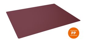 Durable 713303 Podkład na biurko ozdobne krawędzie 650 x 500 mm czerwony