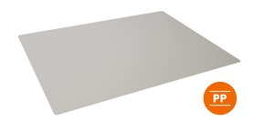 Durable 713310 Podkład na biurko ozdobne krawędzie 650 x 500 mm szary