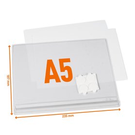 Kieszeń informacyjna A5 wodoszczelna samoprzylepna Durable 5057 19 op. 5 szt.