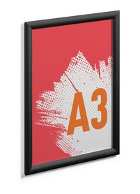 Aluminiowa ramka zatrzaskowa A3 Durable 4797 01 czarna