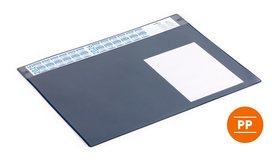 Durable 7225 07 Granatowy podkład na biurko z kalendarzem i nakładką 650x480mm