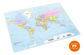 Durable 7231 19 Podkład na biurko z mapą świata 500 x 380 mm PP