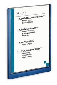 Durable 4867 07 Click Sign tabliczka informacyjna 210 x 297 mm niebieska