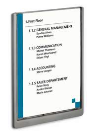 Durable 4867 37 Click Sign tabliczka informacyjna 210 x 297 mm grafitowa