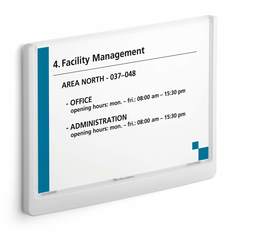 Durable 4866 02 Click Sign tabliczka informacyjna 210 x 148,5 mm biała