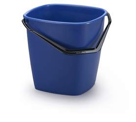 Wiadro plastikowe 9,5 lit. Durable 1809413040, z rączką, niebieskie