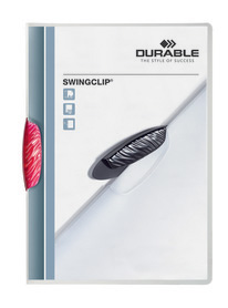 Durable 2260 35 Skoroszyt zaciskowy z klipsem odchylanym SWINGCLIP 30 purpurowy