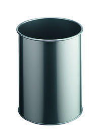 Durable 3301 23 Kosz na śmiecie metalowy pojemność 15 litrów kolor srebrny