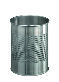 Durable 3381 23 Kosz na śmiecie metalowy pojemność 15 litrów stal nierdzewna