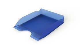Durable 1701674540 Tacki na dokumenty BASIC niebiesko-przezroczyste