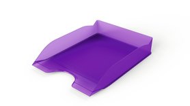 Durable 1701674992 Tacki na dokumenty BASIC fioletowo-przezroczyste