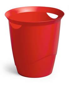 TREND Durable 1701710080 Plastikowy kosz na śmieci 16 litrowy czerwony