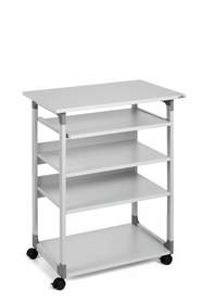 Durable 3720 10 Stolik biurowy do komputera na kółkach 75 VH kolor szary