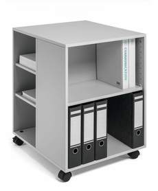 Durable 3113 10 Stolik biurowy do na kółkach 74/59 OPEN kolor szary