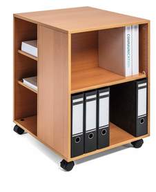 Durable 3113 47 Stolik biurowy do na kółkach 74/59 OPEN wykończenie buk