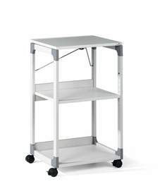 Durable 3701 10 Stolik do rzutnika na kółkach kolor szary