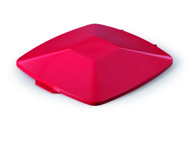 Durable 1801621080 Durabin Lid 40 Square pokrywa do pojemnika 40 l czerwona