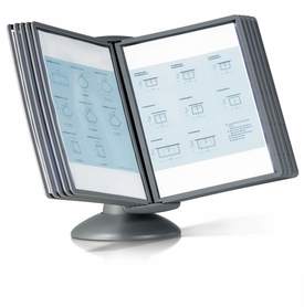 Durable 5587 37 SHERPA Motion Panele informacyjne na biurka 10 szt. grafitowy
