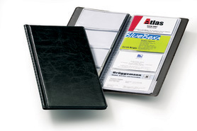 Durable 2380 01 VISIFIX album na 96 wizytówek PCV czarny
