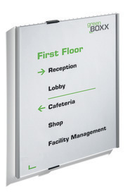 Durable 4808 INFO SIGN 420 x 297 mm tabliczka przydrzwiowa aluminium/akryl