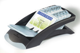 Durable 2413 01 VISIFIX Desk Vegas stojak na wizytówki czarny
