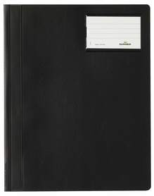 Durable 2500 01 Skoroszyt A4+ MAX nieprzezroczysty z okienkiem czarny