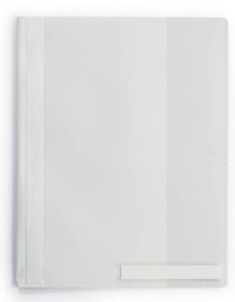 Durable 2510 02 Skoroszyt A4 MAX+ z podłużną kieszenią opisową biały 1 szt.